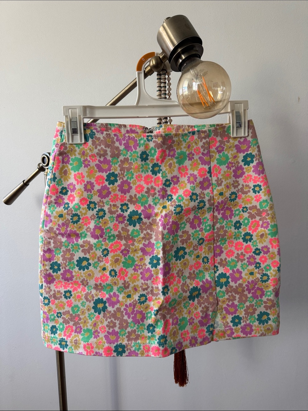 wild fable Floral Mini Skirt - Pink, Teal, Yellow, Purple